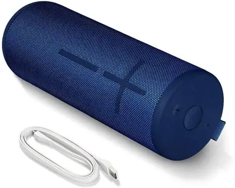 OPEN BOX - MEGABOOM 3 Portable Wireless Bluetooth Speaker (Powerful Sound + Thundering Bass, Bluetooth, Magic Button, Waterproof, Battery 20 Hours) - Night Black