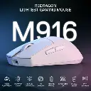 Redragon K1ng Pro 2.4/Bt/Wired Gaming Mouse White - M916W-PRO-1K