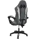 Gaming Chair with Footrest - Gray - 34FR