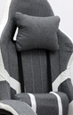 Gaming Chair with Footrest - Gray - 34FR