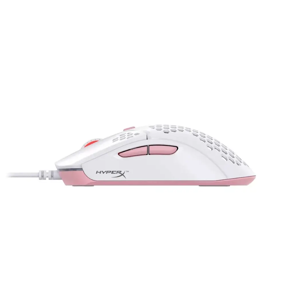 OPEN BOX - HYIPERX PULSEFIRE HASTE WIRED GAMING MOUSE / WHITE PINK