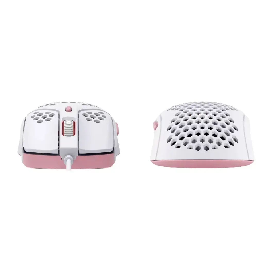 OPEN BOX - HYIPERX PULSEFIRE HASTE WIRED GAMING MOUSE / WHITE PINK