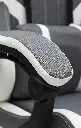 Gaming Chair with Footrest - Gray - 34FR