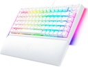 OPEN BOX - RAZER BLACKWIDOW V4 75% MECHANICAL WIRED RGB GAMING KEYBOARD / WHITE