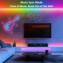 RGB IC Neon LED Strip 5 m, Bluetooth 5 V LED Wall Hose, Outdoor Light Strip, App Control, Music Sync, Ideal for Game Room Decoration (5 m RGBIC Bluetooth) 
