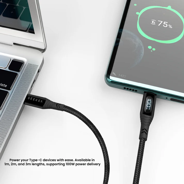 Powerview Pro - 100W Digital Braided Cable  - 2m