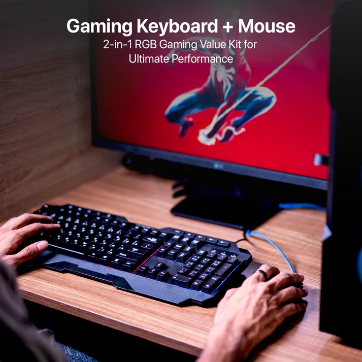 SEEKEA COMBO KEYBOARD AND MOUSE RGB - AR/EN