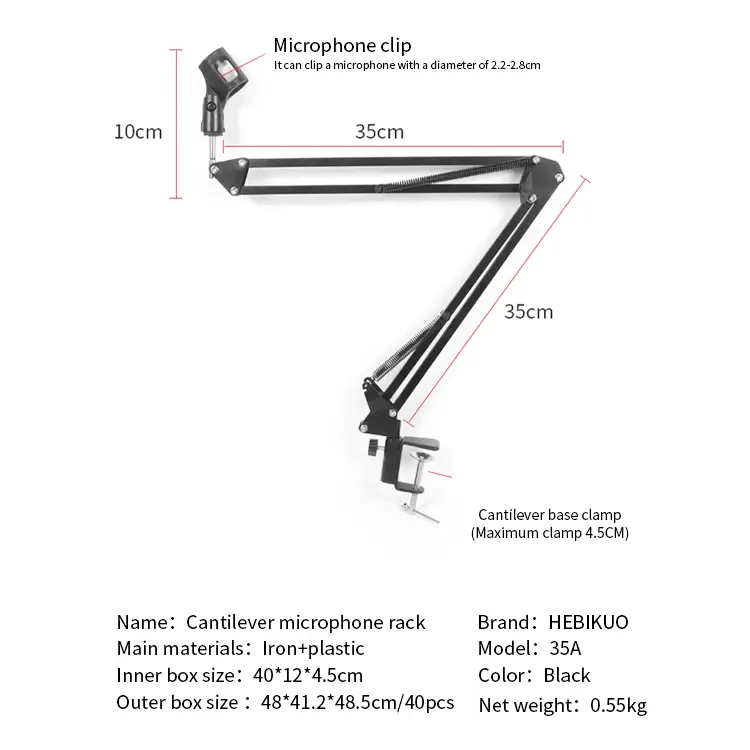 Microphone Stand Professional Recording