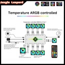  ARGB Fan Hub Controller 1 to 9 BLACK JUNGLE LEOPARD for 5V Addressable ARGB Computer PC