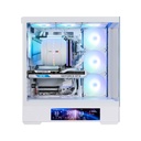 Zalman P40 DS ATX Case with LCD Display White
