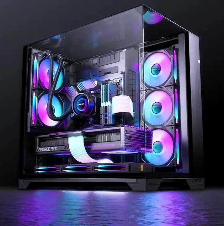 CASE LIAN LI PC O11 VISION COMPACT BLACK (No fans included)