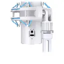 HyperX QuadCast 2 Stand-Alone Microphone Streamer/Content Creator/Gamers/Supports PC, PS4, PS5, White/Light Blue