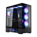 Zalman P40 DS ATX Case with 9.1 inch LCD Display BLACK