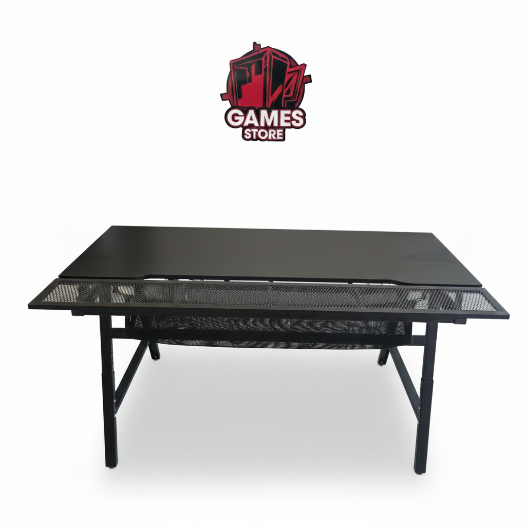 USED UTESPELARE Gaming desk, black, 160x80 cm