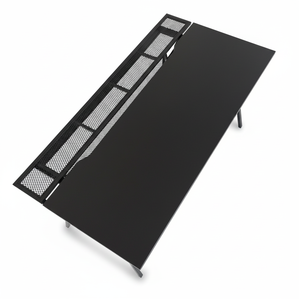 USED UTESPELARE Gaming desk, black, 160x80 cm