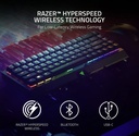 OPEN BOX - RAZER BLACKWIDOW V3 MINI HYPERSPEED 65% WRELESS GAMING KEYBOARD / BLACK