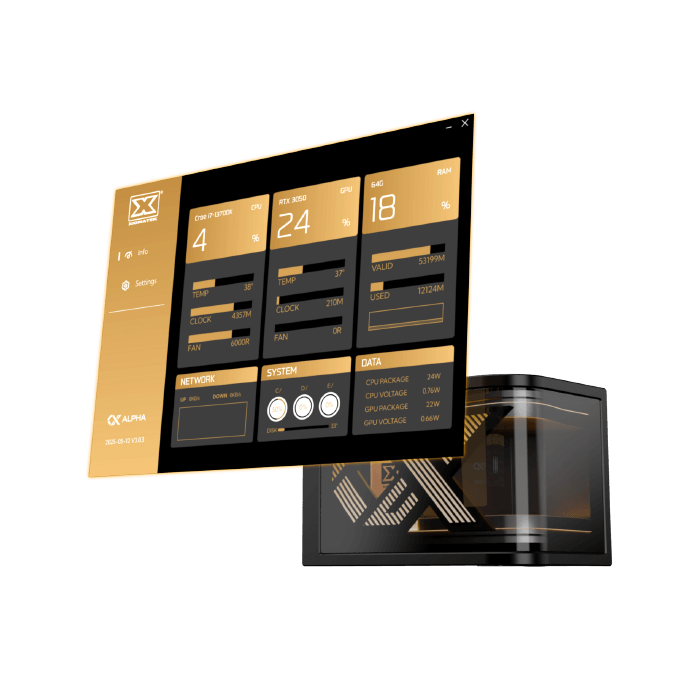 Xigmatek Connect Ultra 360 ARGB AIO CPU Liquid Cooler - Black | EN48371 