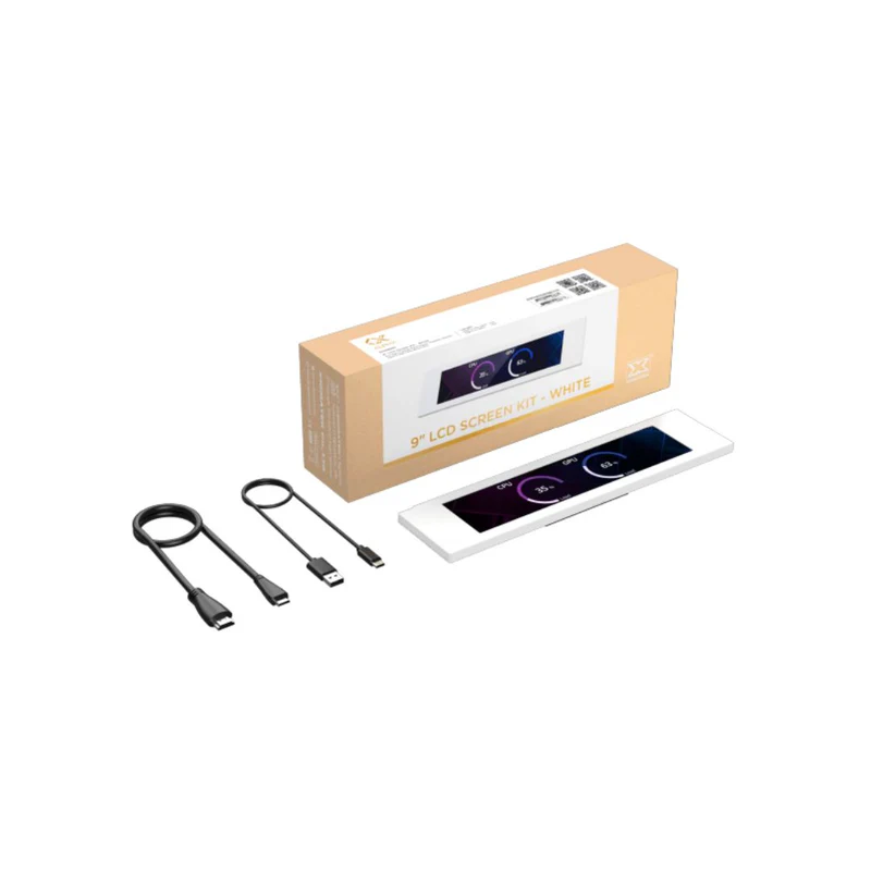 Xigmatek 9″ LCD Screen WHITE