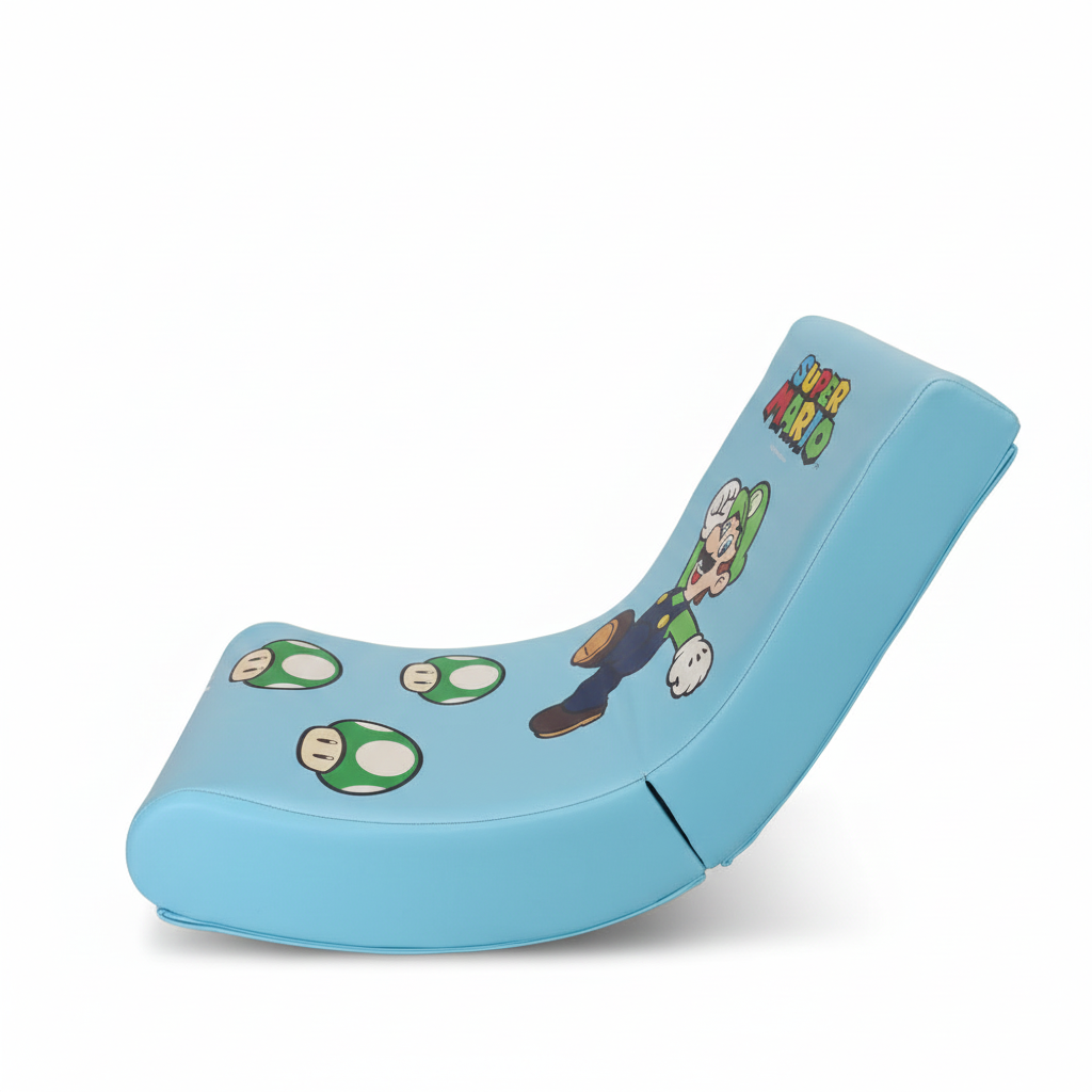 USED - X Rocker Nintendo Video Rockers Mario Power Up Edition Gaming Chair / BLUE