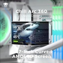 Jungle Leopard Chill Arc CA360 WHITE 360mm AIO Liquid CPU Cooler 6.67inch curved screen 