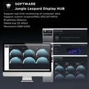 Jungle Leopard Chill Arc CA360 WHITE 360mm AIO Liquid CPU Cooler 6.67inch curved screen 