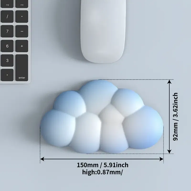 Blue gradient mouse pad 