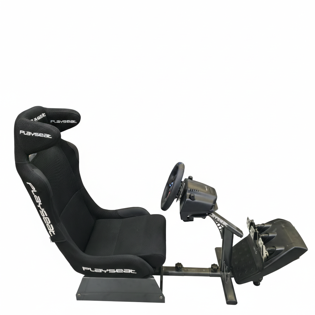 USED RACE CHAIR EVOLUTION PRO & LOGITECH G29 DRIVING FORCE STEERING