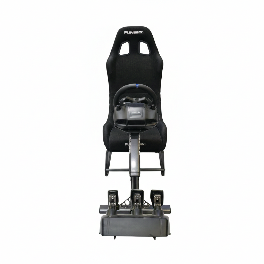 USED RACE CHAIR EVOLUTION PRO & LOGITECH G29 DRIVING FORCE STEERING