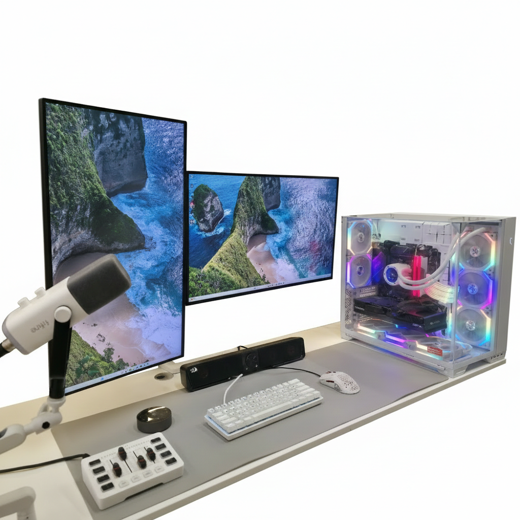 USED SETUP RYZEN 5 7600X & RX 7600 XT