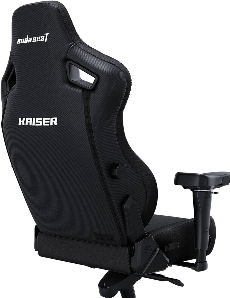 AndaSeat Kasier 4 Series Premium Gaming Chair,Fabric, XL, Carbon Black-AD12YDDC-XLL-20-B-CF
