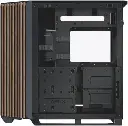 APNX V1 V1-W-BK-v1 ATX Mid Tower Glass Edition Computer Case-BLACK