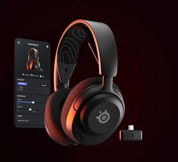 HEADPHONE STEELSERIES Arctis NOVA 5 BLACK wireless 61670