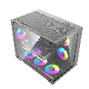  CASE B275 Pro M-ATX with 6 fans ARGB+650W PSU BLACK