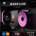 JUNGLE LEOPARD CPU COOLER K400 LCD Black ARGB