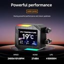 Liquid Cooler JUNGLE LEOPARD ASTROSHEL V2G 360 BLACK WITH 2.8in LCD Display