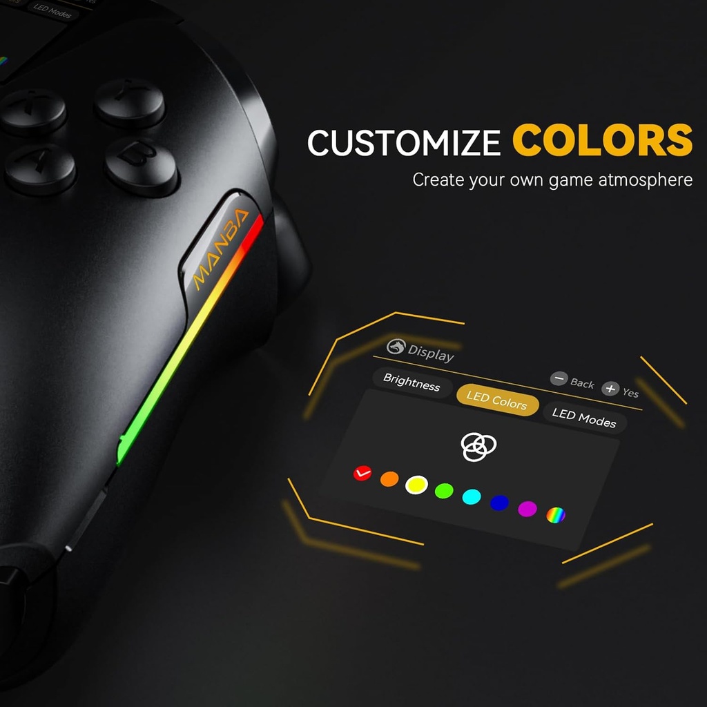 Manba One V2 Wireless RGB Gaming Controller – Black