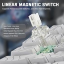 ATTACK SHARK X68 (PRO) HE Wireless Rapid Trigger Keyboard Magnetic Switch - White