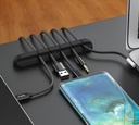 Multi-slot Cable Organizer Clip with 5 Slots for Easy Wire Management