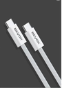 BEYOX BC90 240W Super Fast PD Charging Cable – 2 Meter Type-C to Type-C, White
