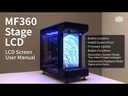 Cooler Master MasterFrame 360 STAGE LCD Full Tower Black, Transparent