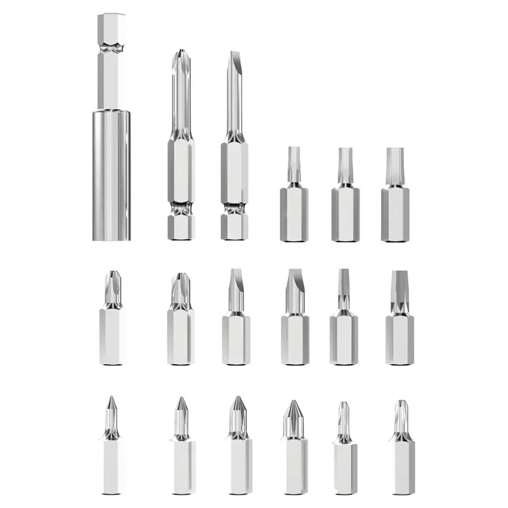 {GNGSD17CSBK} Green Lion GSD17 Cordless 17 IN 1 Screwdriver Set - 3.7V 1500mAh -Black