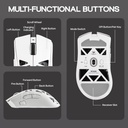 MOUSE AULA SC620 Wireless Gaming Mouse - BLACK 12,000 DPI 