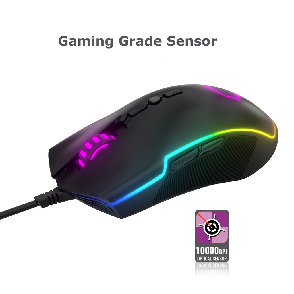 Cooler Master CM310 10000 DPI Optical sensor RGB Gaming Mouse