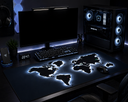 Gaming Mouse PAD 2XL World Map Design 90x40cm 
