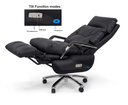 Electric Recliner Chair with Power Footrest and Rechargeable Battery for a Smart and Integrated Comfort Experience MH7338 BLACK