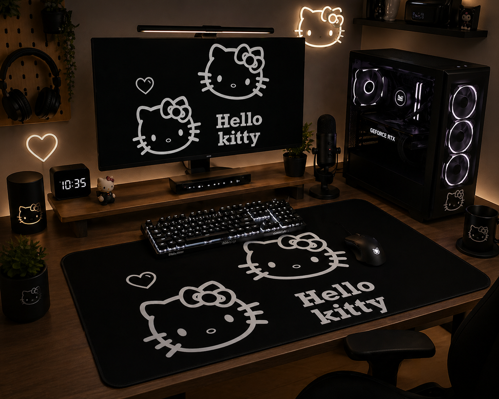 Gaming Mouse PAD 2XL Hello Kitty  90x40cm (Rough Touch )