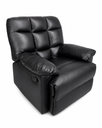 USED CHAIR SOFA BRAND DANUBE HOME BLACK