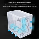 CASE LIAN LI O11 Dynamic Mini V2 Flow Edition(With 5pcs RGB fans) white