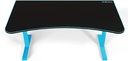 Arozzi Arena Ultrawide Curved BLACK/BLUE size 160W x 81.8D x 78.7H CM Gaming Desk with Full MousePad Waterproof, Cable Management