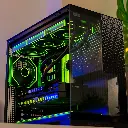  Jungle Leopard Case AX-1 ATX Black 